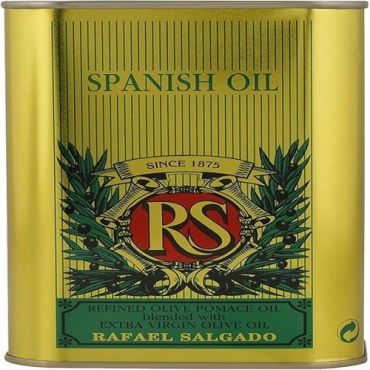 Rs Olive Oil 800 Ml Tin, 15 Pieces Per Carton